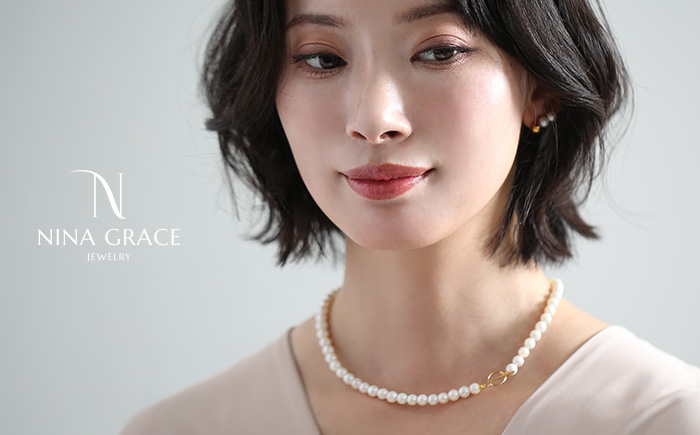 あこや真珠 ネックレス 6.0-6.5mm 14KGF K14 マンテル