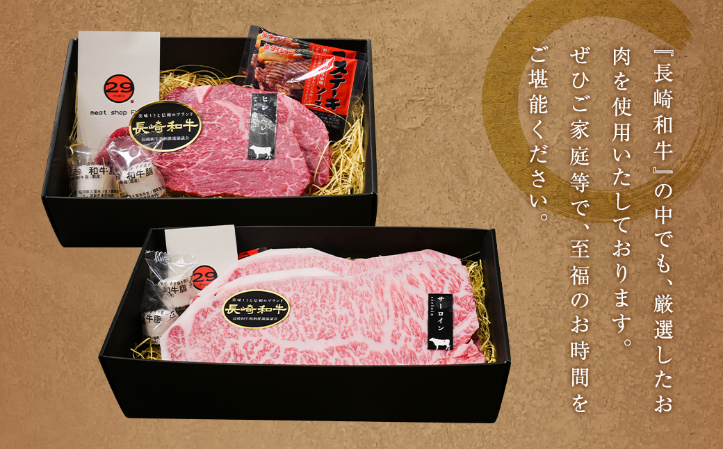 【全6回定期便】長崎和牛 ヒレ・サーロインセット