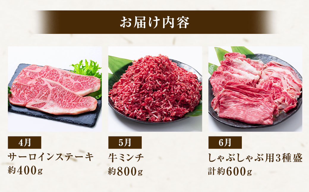 【12回定期便】長崎和牛 スタンダードコース