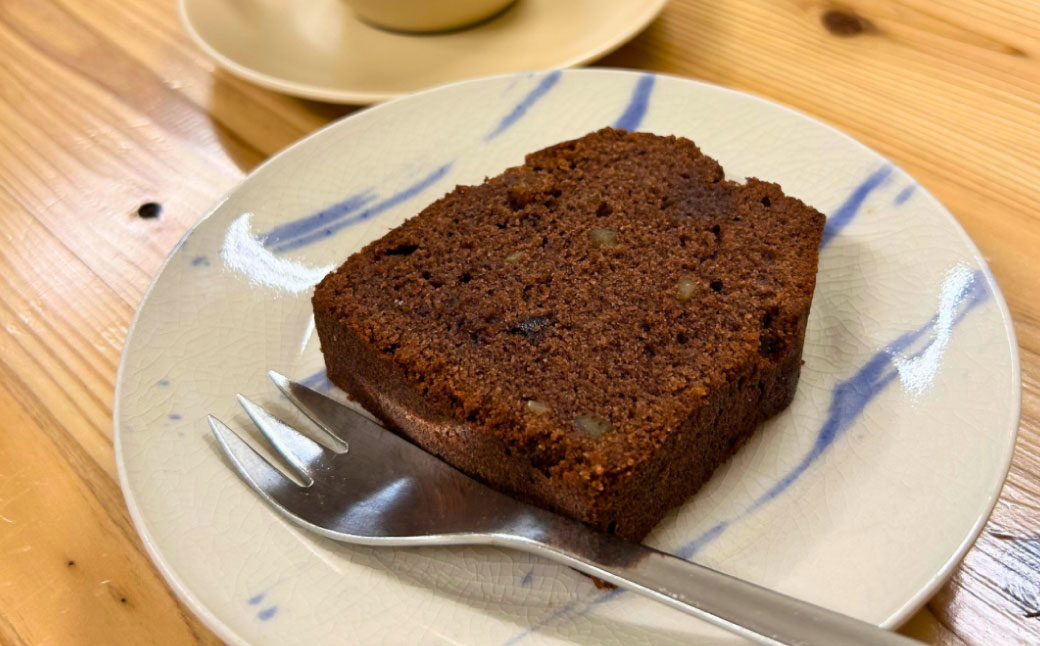 しっとり食感のパウンドケーキ 【ココアとオレンジピール】 1本
