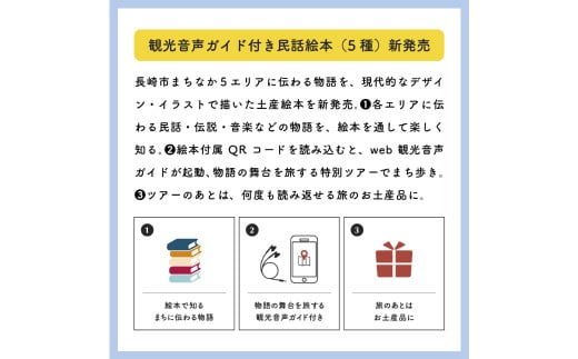 【ながさき絵本の旅】まちなかエリア「5つの絵本セット」