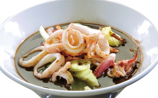 イカスミちゃんぽん麺・スープ4食セット