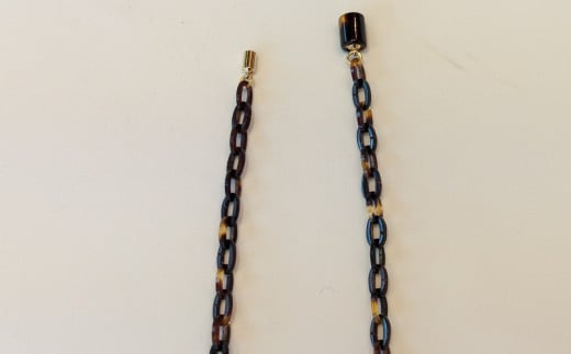 7営業日以内発送】【本べっ甲】リングネックレス べっ甲