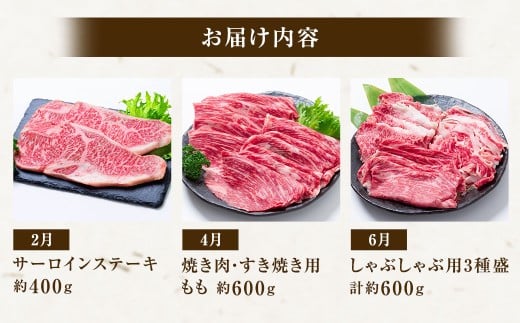 【年6回定期便】長崎和牛 トライアルコース