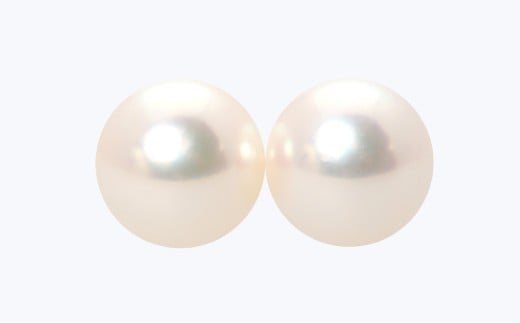 あこや真珠 (約7.5mm珠) ピアス K14ホワイトゴールド