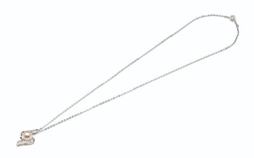 あこや真珠 (8～8.5mm珠) デザインペンダント SV