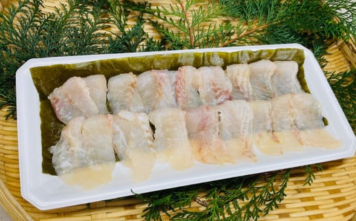 長崎の森で育てた『幻のクエ』 【セット】昆布〆 刺身用 5～6人前、鍋用 5～6人前 (1kg～2kg前後×2) ／ 海鮮 魚介 高級魚 刺身 刺し身 鍋 お鍋 セット クエ 養殖 長崎県 長崎市