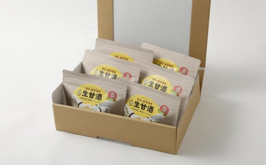 フリーズドライ 生甘酒 いちご 6袋セット