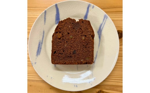 しっとり食感のパウンドケーキ 【ココアとオレンジピール】 1本