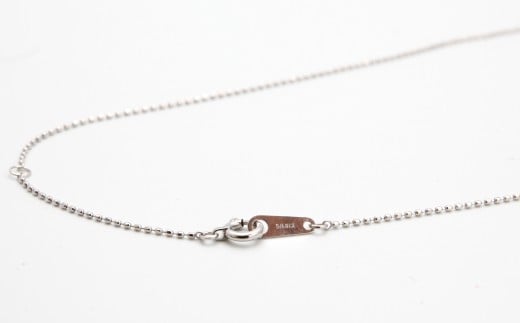 あこや真珠 (8-8.5mm珠) スルーペンダント ／ K18 ホワイトゴールド