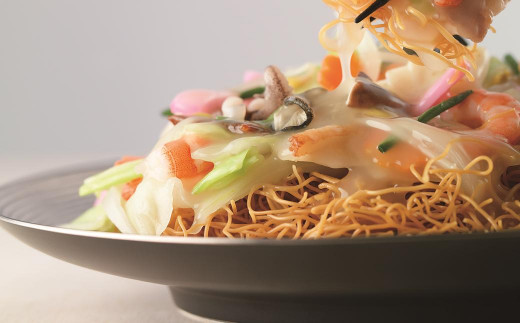 【全6回定期便】長崎ちゃんぽん・皿うどん揚麺