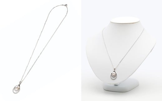 あこや真珠 (8～8.5mm珠) デザインペンダント SV