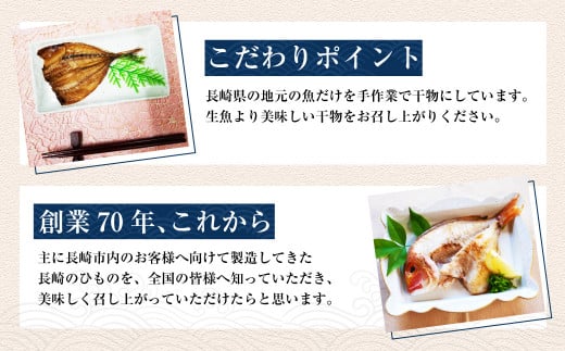 【全3回定期便】長崎五島灘荒波一夜干し 合計17枚