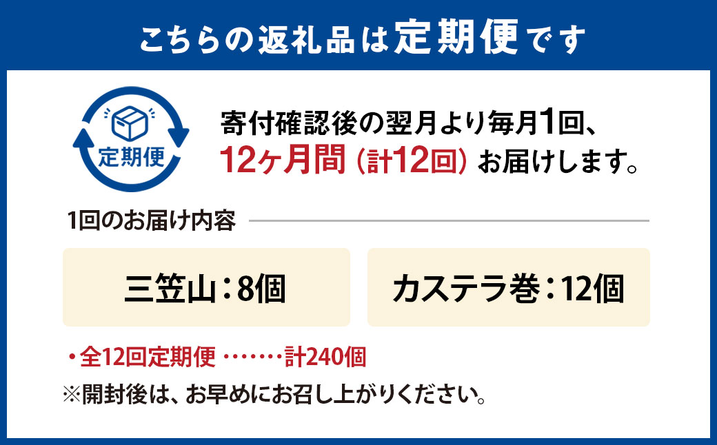 【全6回定期便】銘菓詰合せ3号
