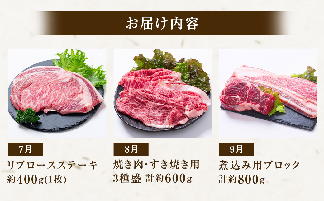 【12回定期便】長崎和牛 スタンダードコース