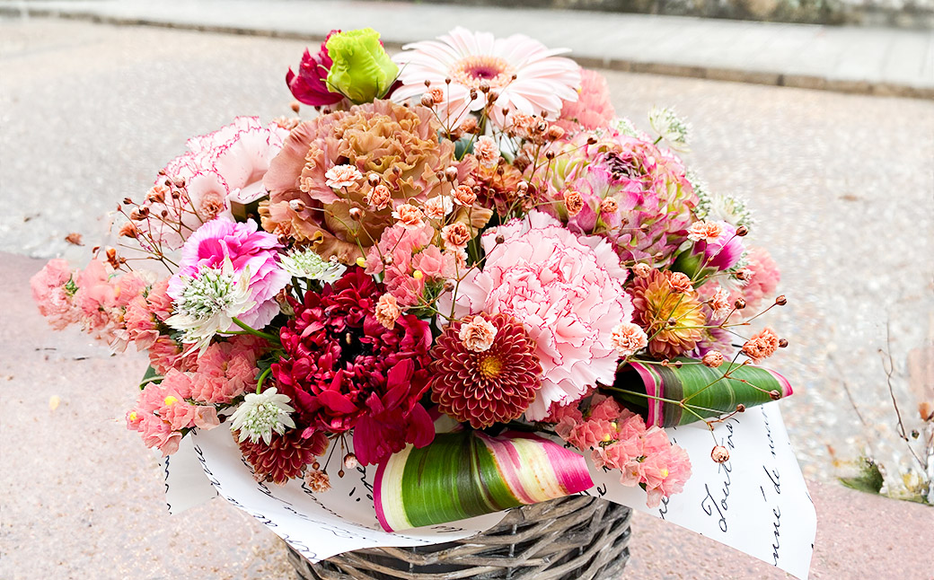 おまかせフラワーアレンジメント 【M】花 お花 ギフト フラワー 記念 お祝い