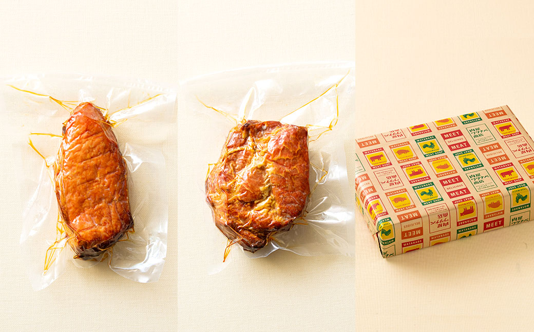 【全3回定期便】自家製焼豚 350g×2個セット