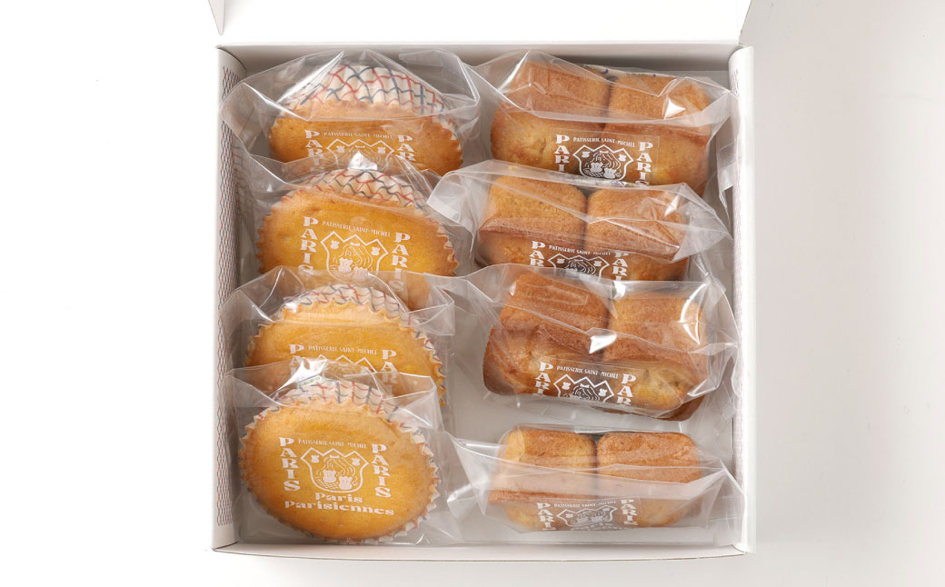 Paris Parisiennes マスカルポーネケーキ 4個・ フィナンシェ 4個