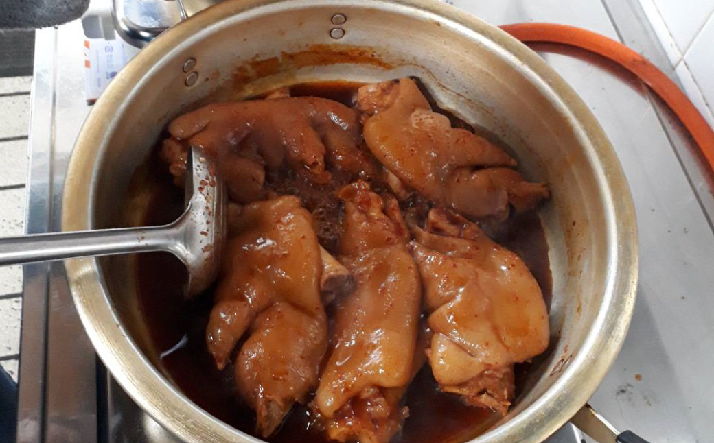 甘辛煮豚足・ミミガーセット