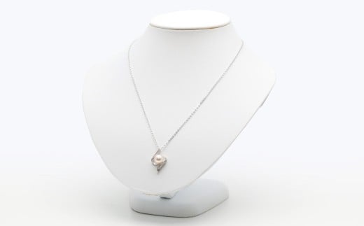 あこや真珠 (8～8.5mm珠) デザインペンダント SV