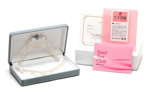 あこや真珠 (7.5-8mm) ネックレス ホワイト系