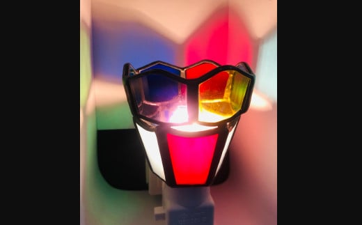 ステンドおやすみランプ