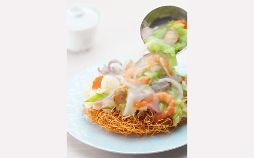 【全3回定期便】長崎ちゃんぽん・皿うどん揚麺 各8人前