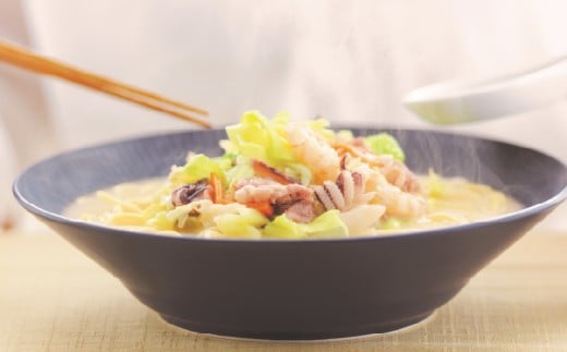 【7営業日以内発送】【贈答用】【具材付き】長崎ちゃんぽん・角煮まんじゅう 詰合せ 各3袋 ／ 計6袋 ちゃんぽん チャンポン 角煮まん 東坡煮