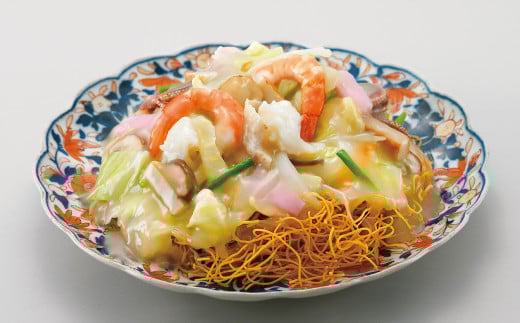 【全12回定期便】長崎ちゃんぽん・皿うどん揚麺 各8人前