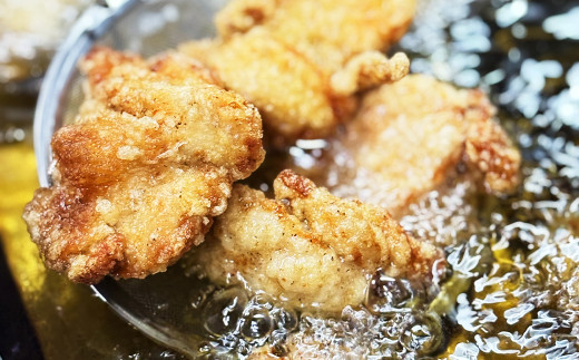 希少部位！国産の若鶏ロース肉のからあげ 約1kg