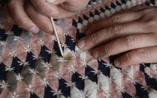 植物染め ・ 更紗 コースター 3種セット