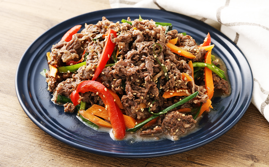 【全12回定期便】国産牛 プルコギ 約1.2kg