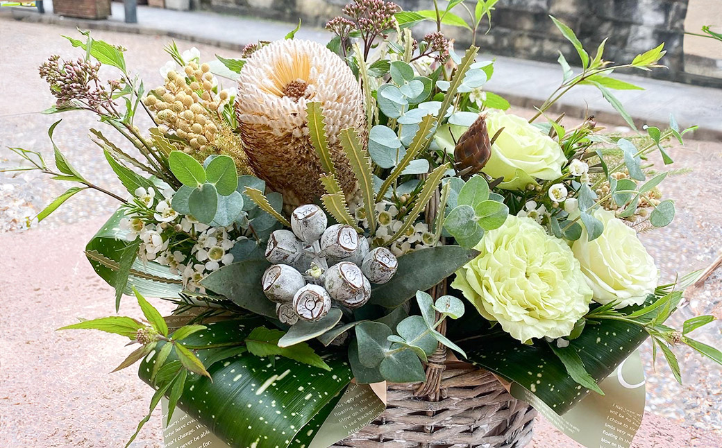 【全6回定期便】 おまかせフラワーアレンジメント 【L】