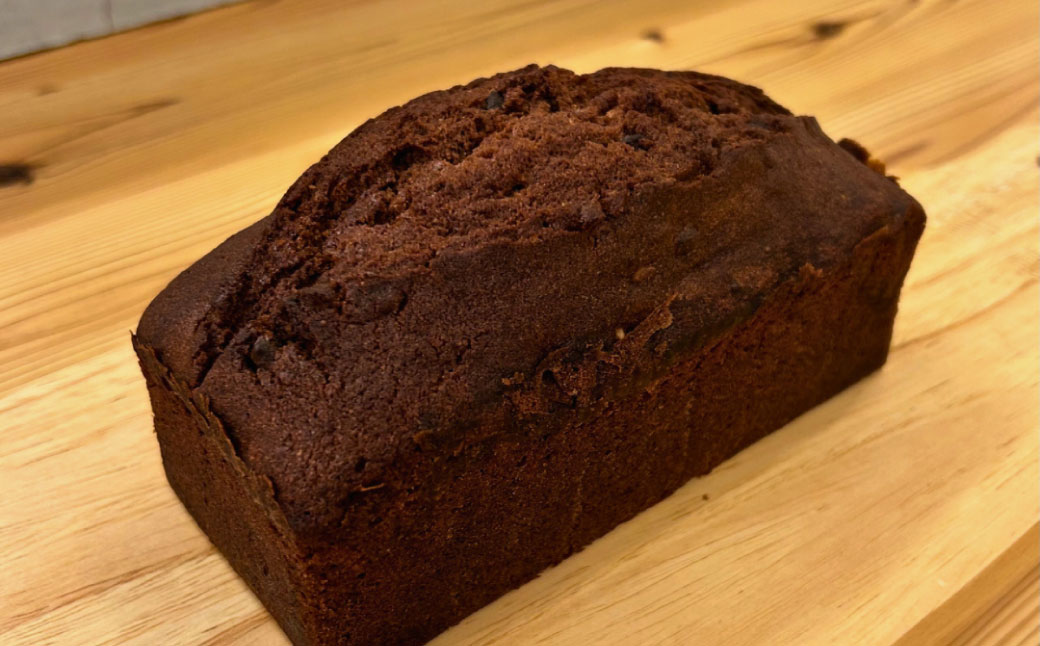 しっとり食感のパウンドケーキ 【ココアとオレンジピール】 1本