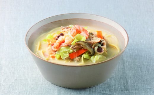 【具材付き】長崎ちゃんぽん 4食・角煮 まんじゅう 4個 詰合せ