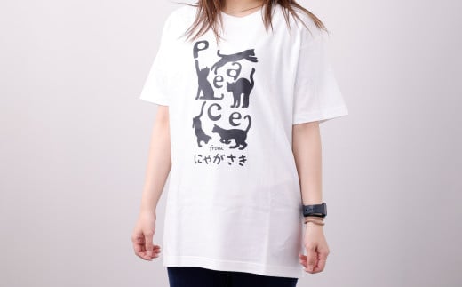 PEACEな ねこTシャツ・エコバック セット
