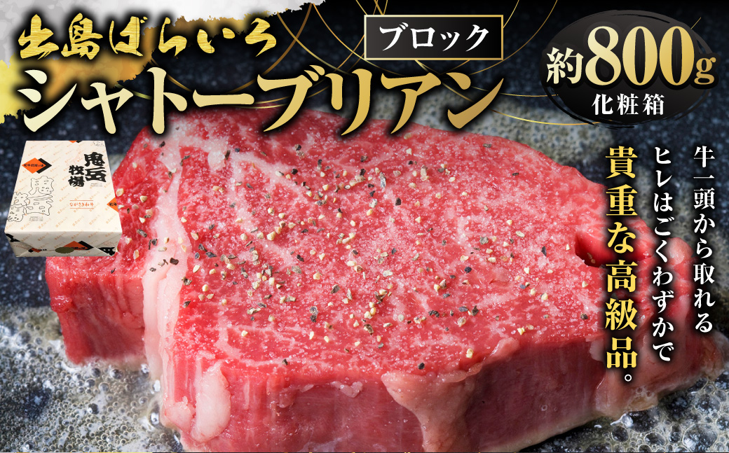 ＜出島ばらいろ＞ シャトーブリアン ブロック 約800g