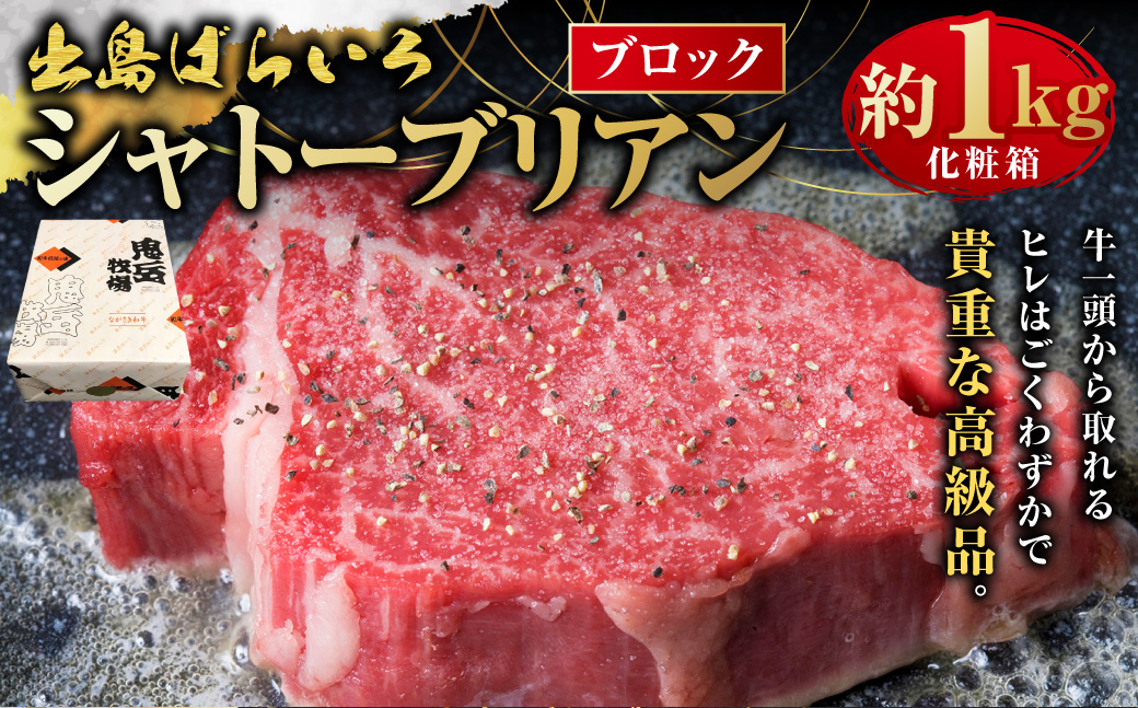 ＜出島ばらいろ＞ シャトーブリアンブロック 約1kg