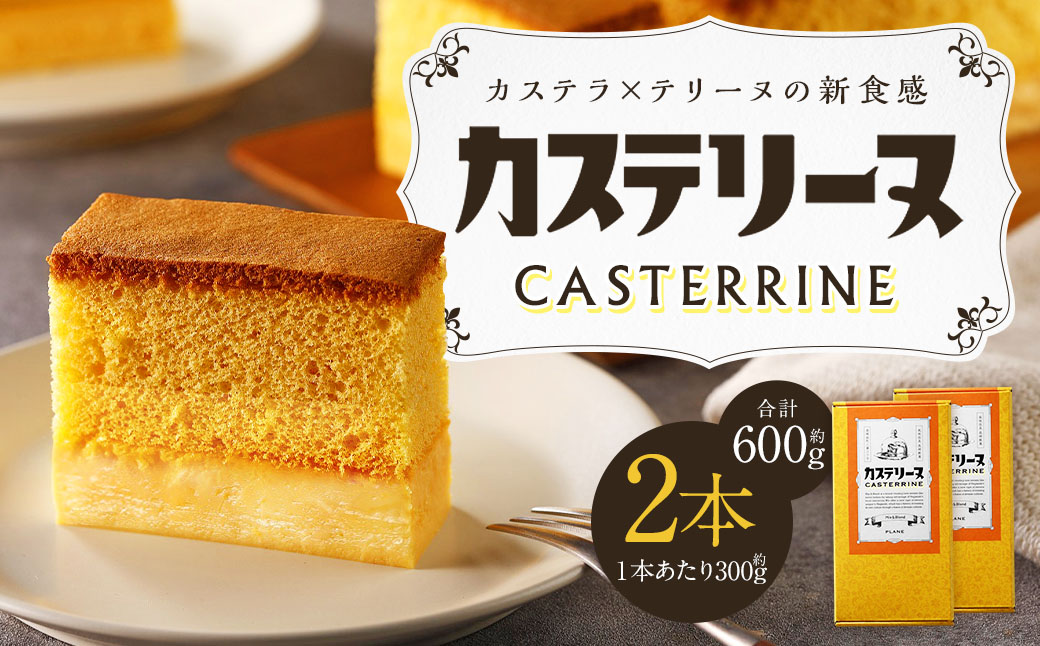 長崎カステリーヌ 2個セット 計600g (約300g×2)