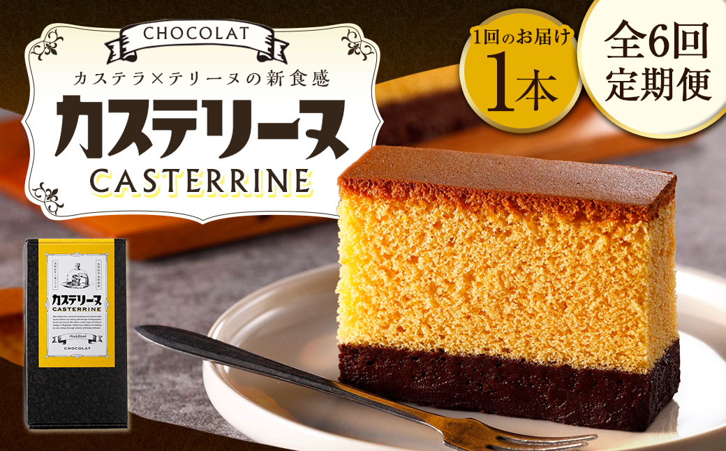 【全6回定期便】長崎カステリーヌショコラ 1本