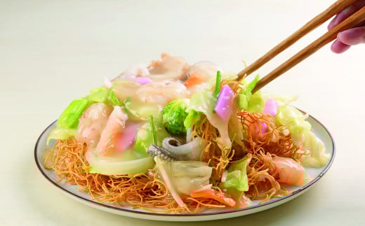 【全12回定期便】長崎ちゃんぽん・皿うどん揚麺 各8人前