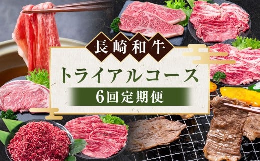 【年6回定期便】長崎和牛 トライアルコース