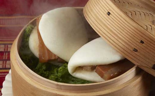 【全3回定期便】料亭仕込みの長崎角煮 琥珀まんじゅう 5ケ