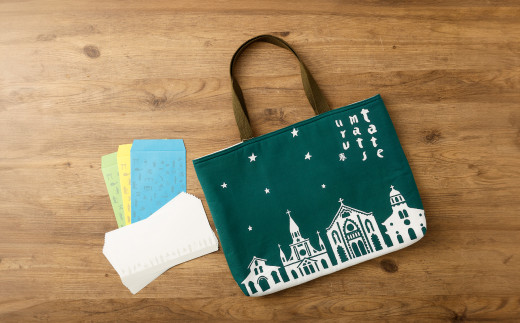 【夏夜の教会群】トートバッグ・レターセット