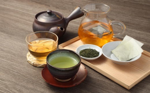 豊かな味わい 長崎玉緑茶金印 長崎びわ茶ティーバッグ