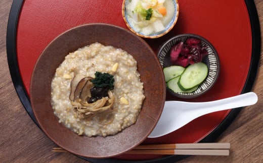 【全3回定期便】レトルトきのこ粥セット