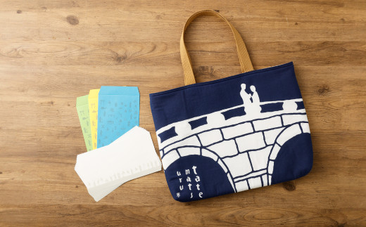 【眼鏡橋で逢いましょう】トートバッグ・レターセット