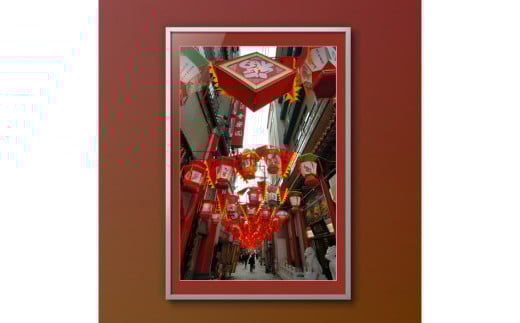 【額装写真】【ランフェス 長崎中華街】画寸A3ノビサイズ