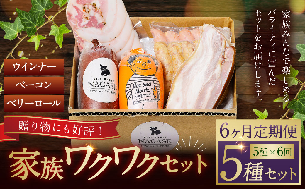 【全6回定期便】家族ワクワクセット