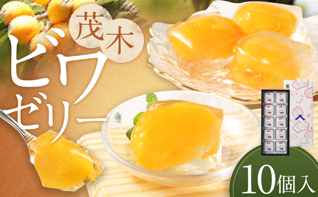 茂木ビワゼリー10個